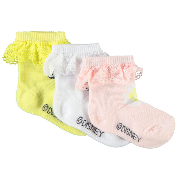 LOT 3 PAIRES DE CHAUSSETTES COURTES MINNIE